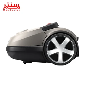 نمای نزدیک از جاروبرقی فیلیپس XD8052 با طراحی ارگونومیک خاکستری و نازل TriActive+ مجهز به LED.
